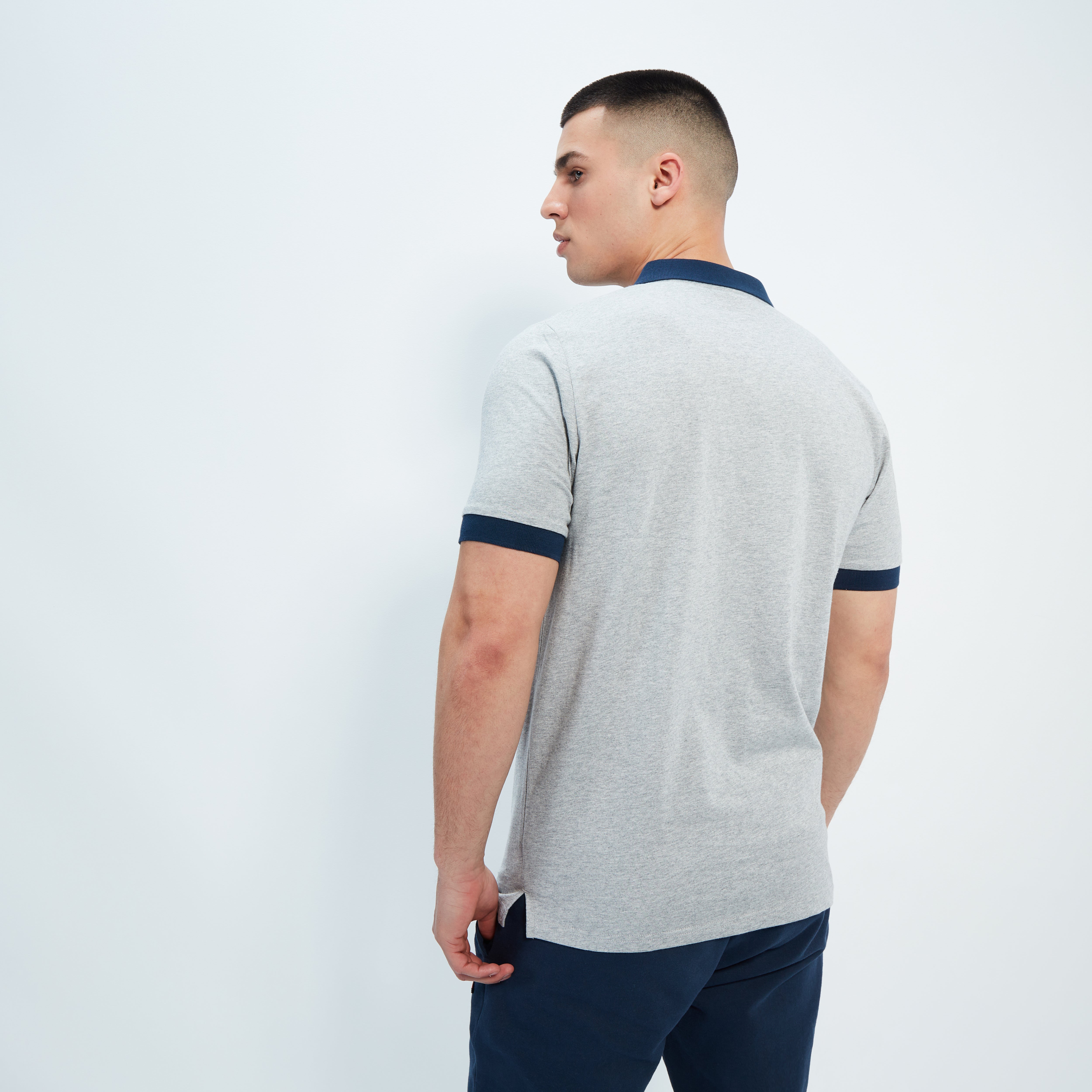 Mens Lessepsia Polo Grey Marl | ellesse UK