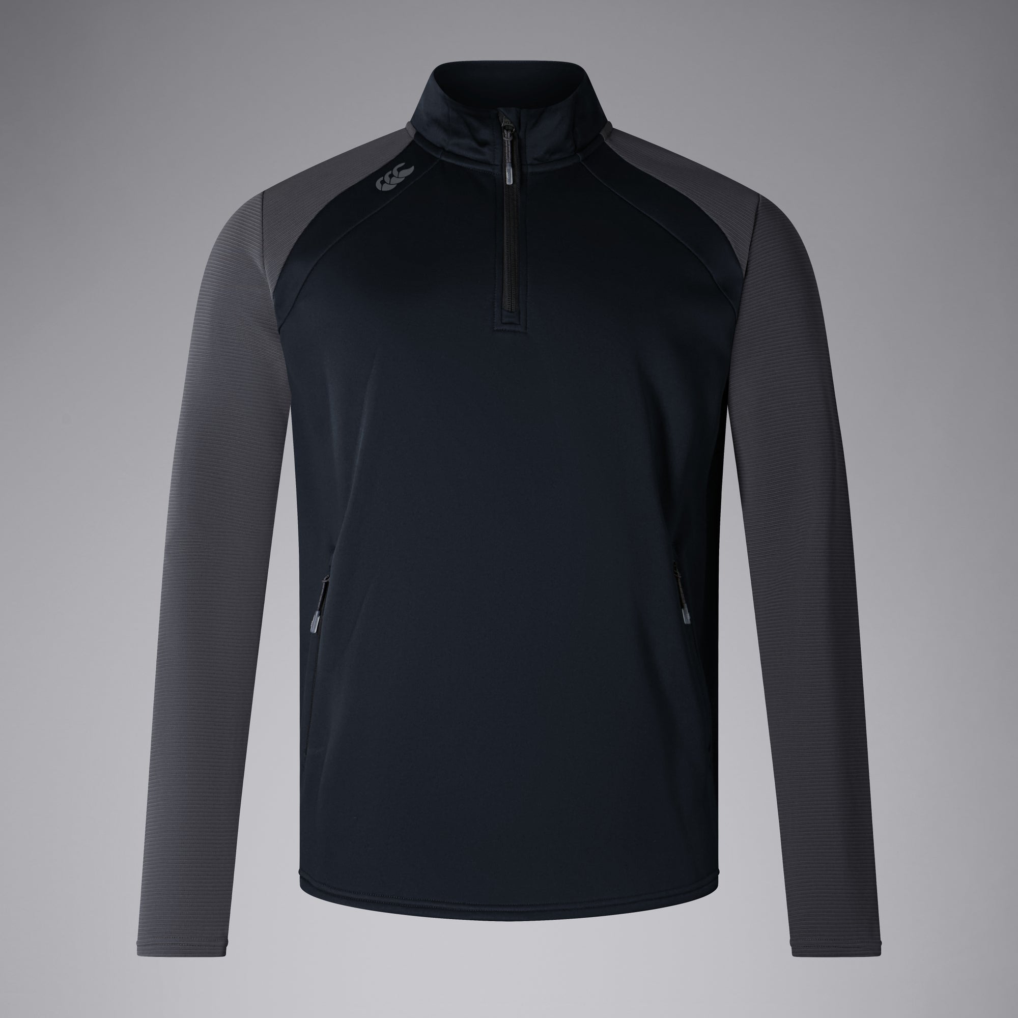 Elite 1/4 Zip Top Black | Canterbury
