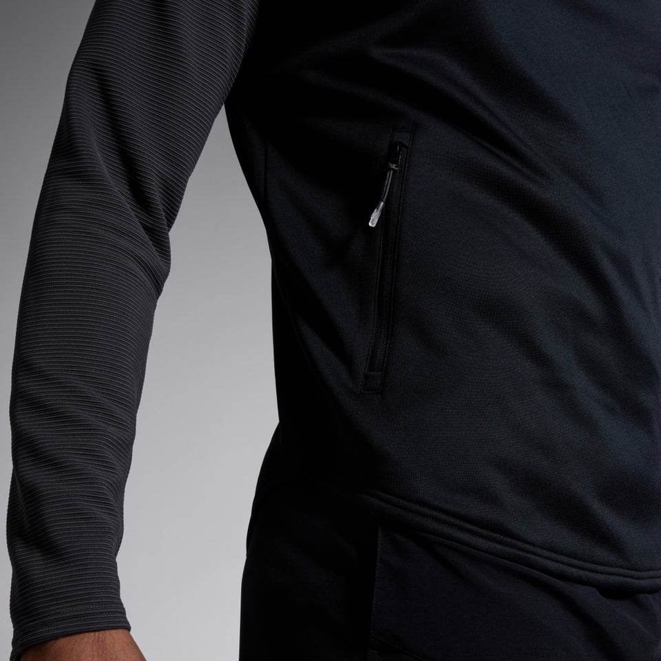 CANTERBURY ELITE 1/4 ZIP TOP AU BLACK