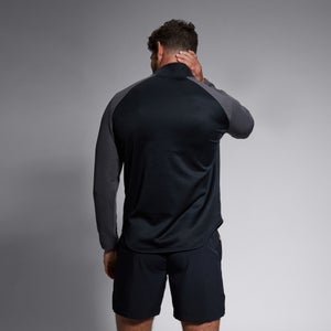 CANTERBURY ELITE 1/4 ZIP TOP AU BLACK