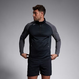 Elite 1/4 Zip Top Black