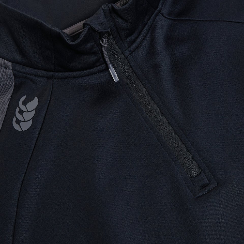 Elite 1/4 Zip Top Black