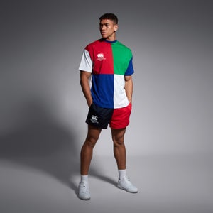 Adult Unisex Harlequin Shorts Navy