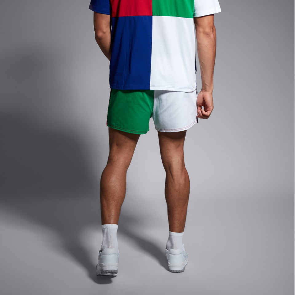 Adult Unisex Harlequin Shorts Navy