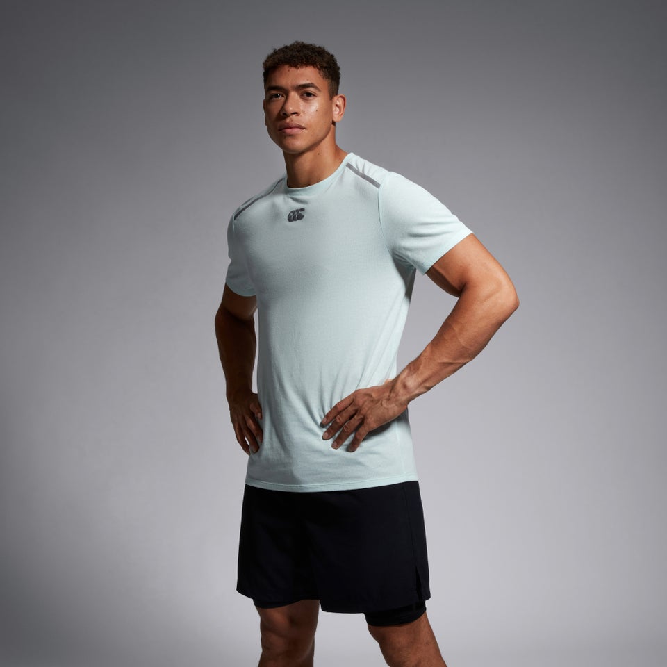 CANTERBURY COTTON/POLY TRAINING TEE AM GREEN