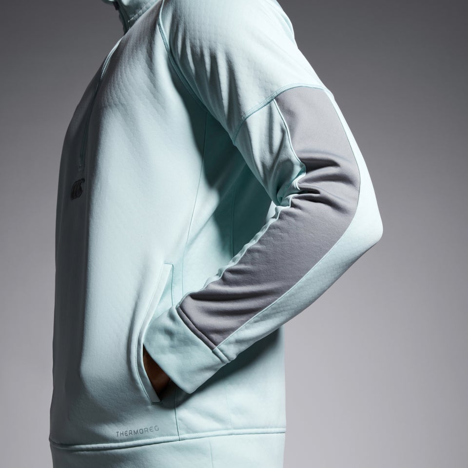 CANTERBURY 1/2 ZIP THERMOREG FLEECE AM GREEN