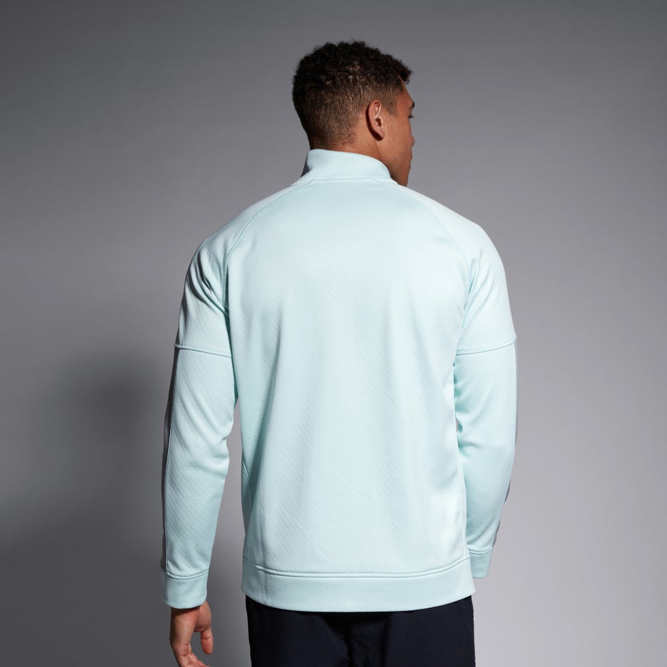 Mens 1/2 Zip Thermoreg Fleece Top Green