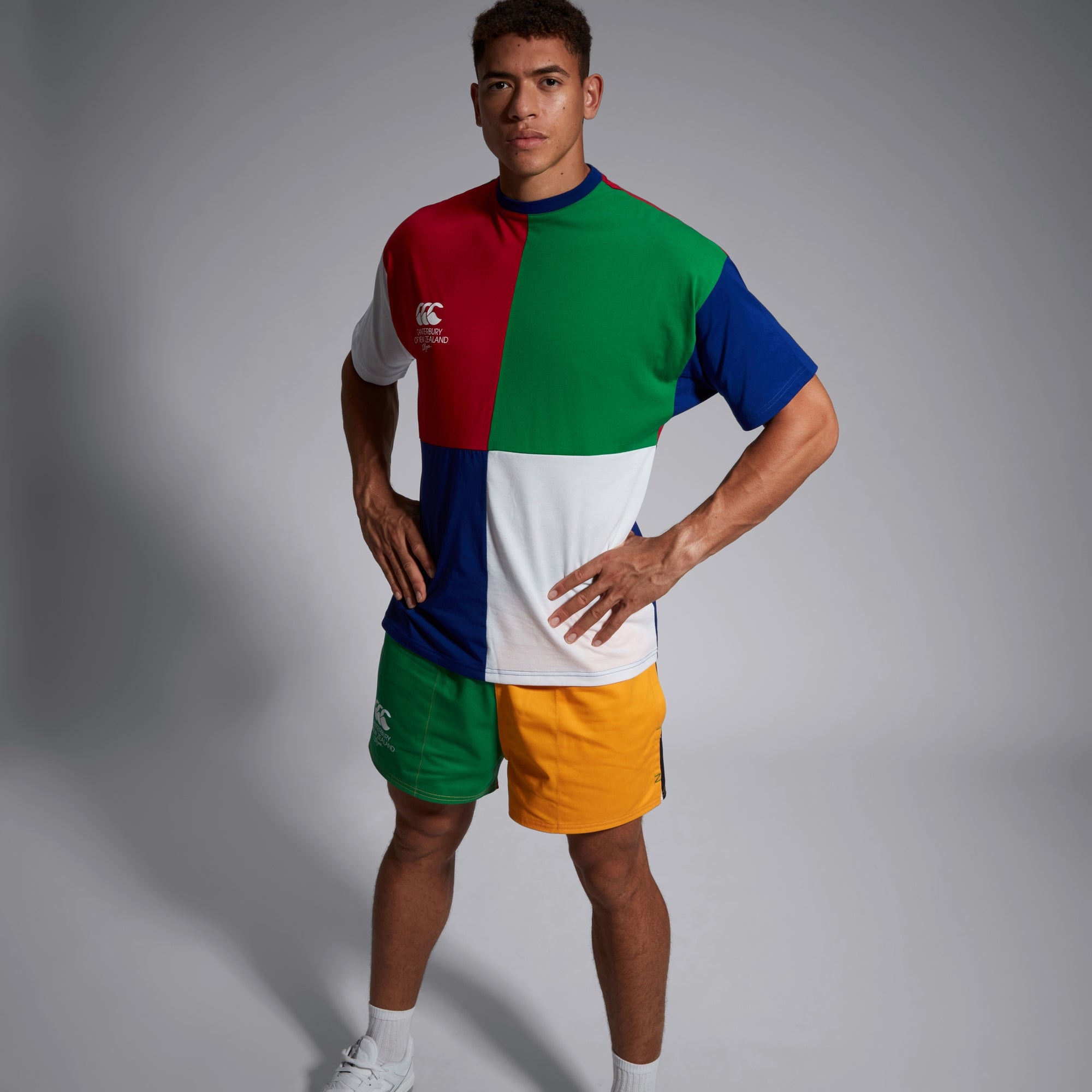 Adult Unisex Harlequin SS T-Shirt | Canterbury