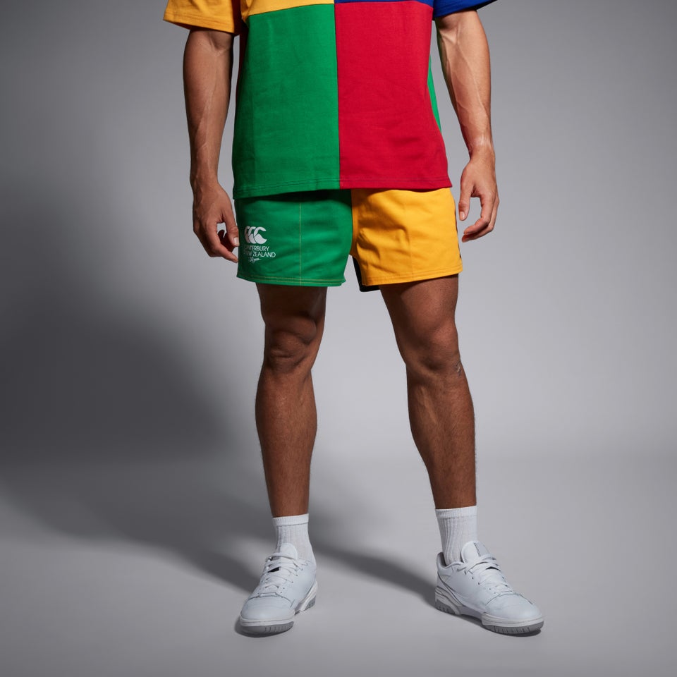 Adult Unisex Harlequin Shorts Emerald