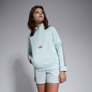 CANTERBURY 1/2 ZIP THERMOREG FLEECE JU GREEN - 10