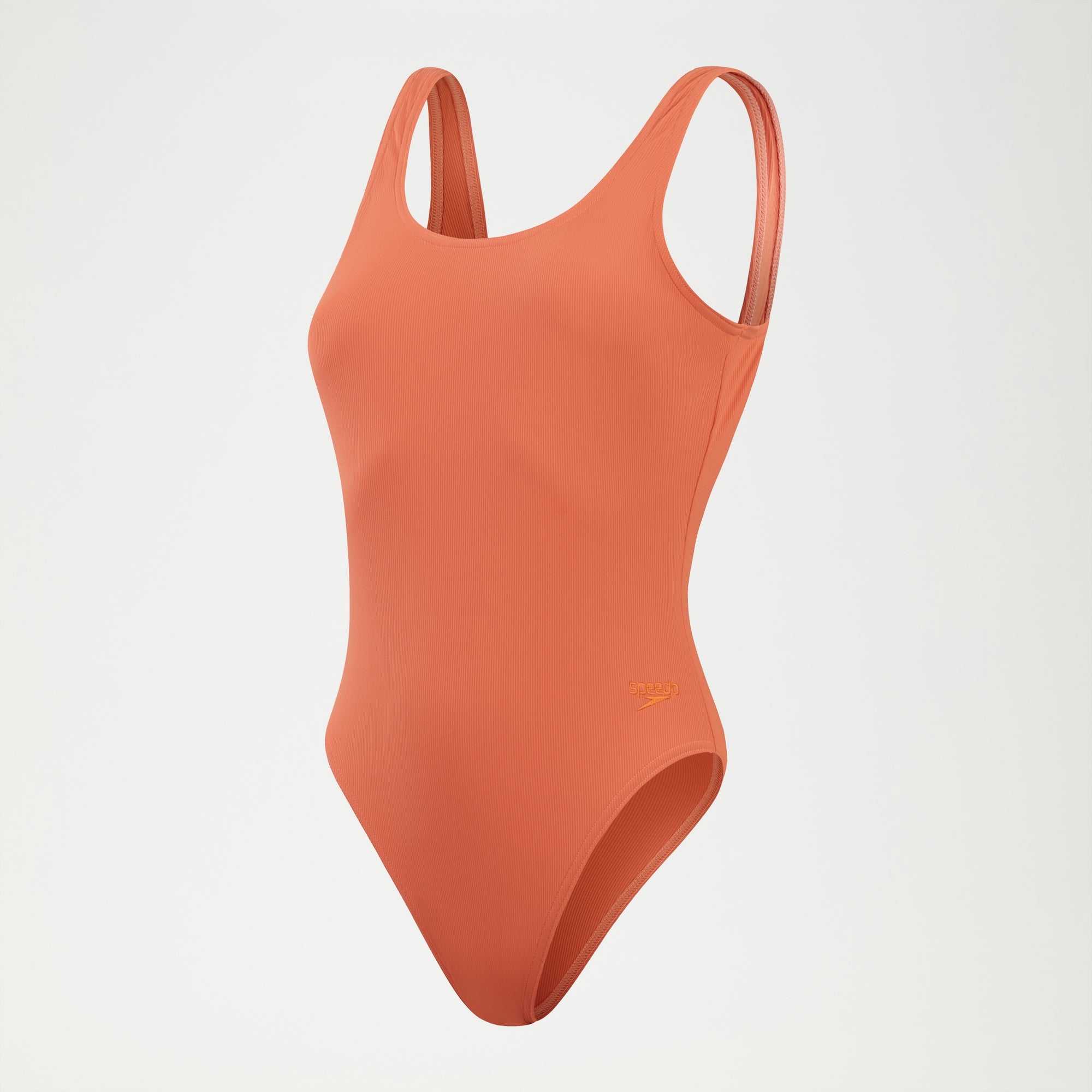 Women's Textured Deep U-Back Orange