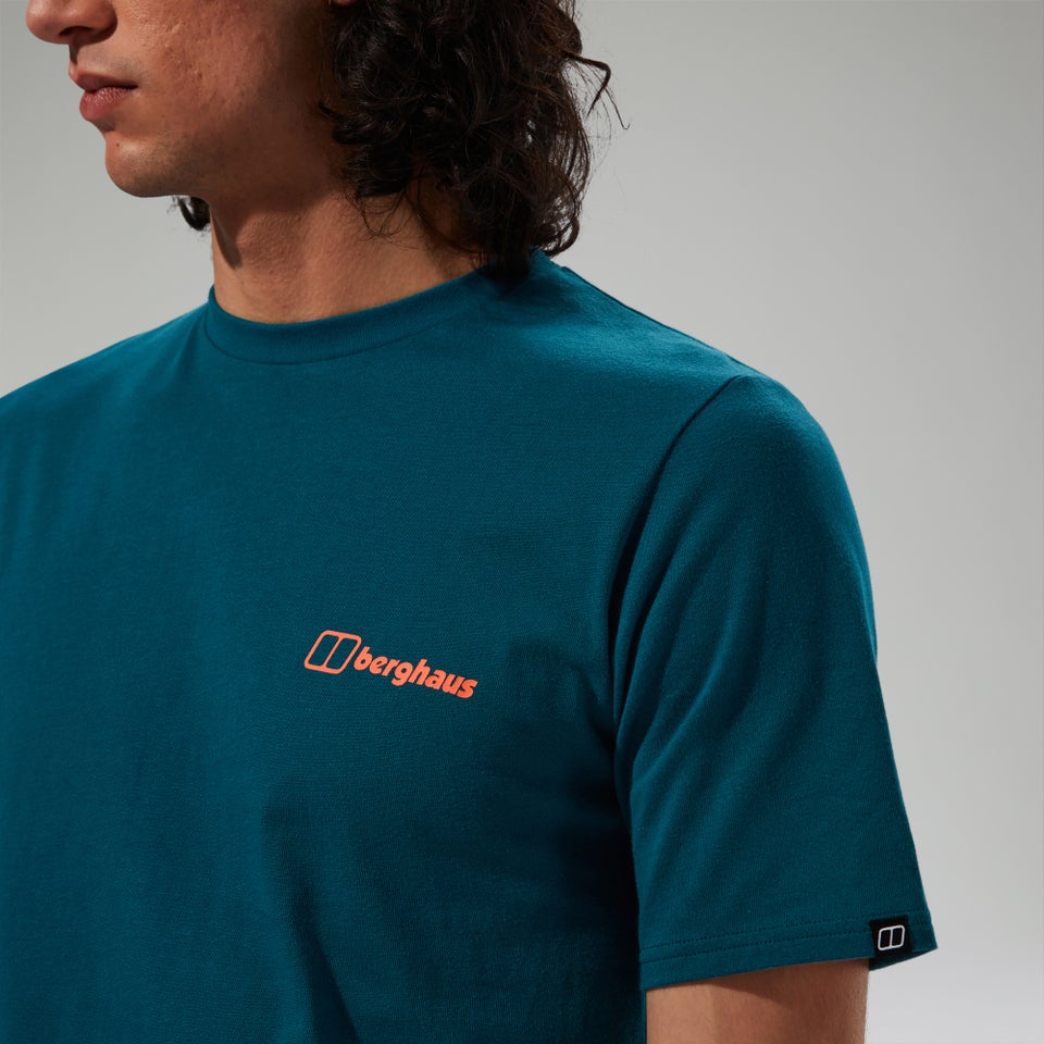 MTN Silhouette Herren-T-Shirt Blau