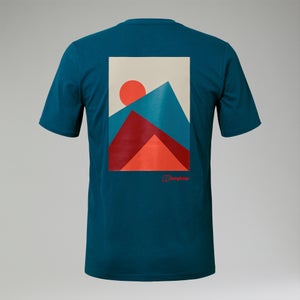 MTN Silhouette Herren-T-Shirt Blau