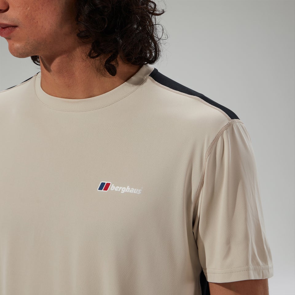 Men's Wayside Short Sleeve Tech Tee Grey/Black