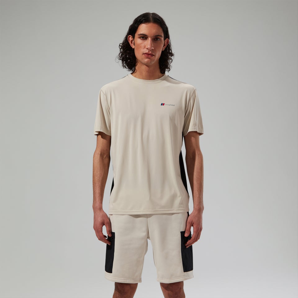 Men's Wayside Short Sleeve Tech Tee Grey/Black