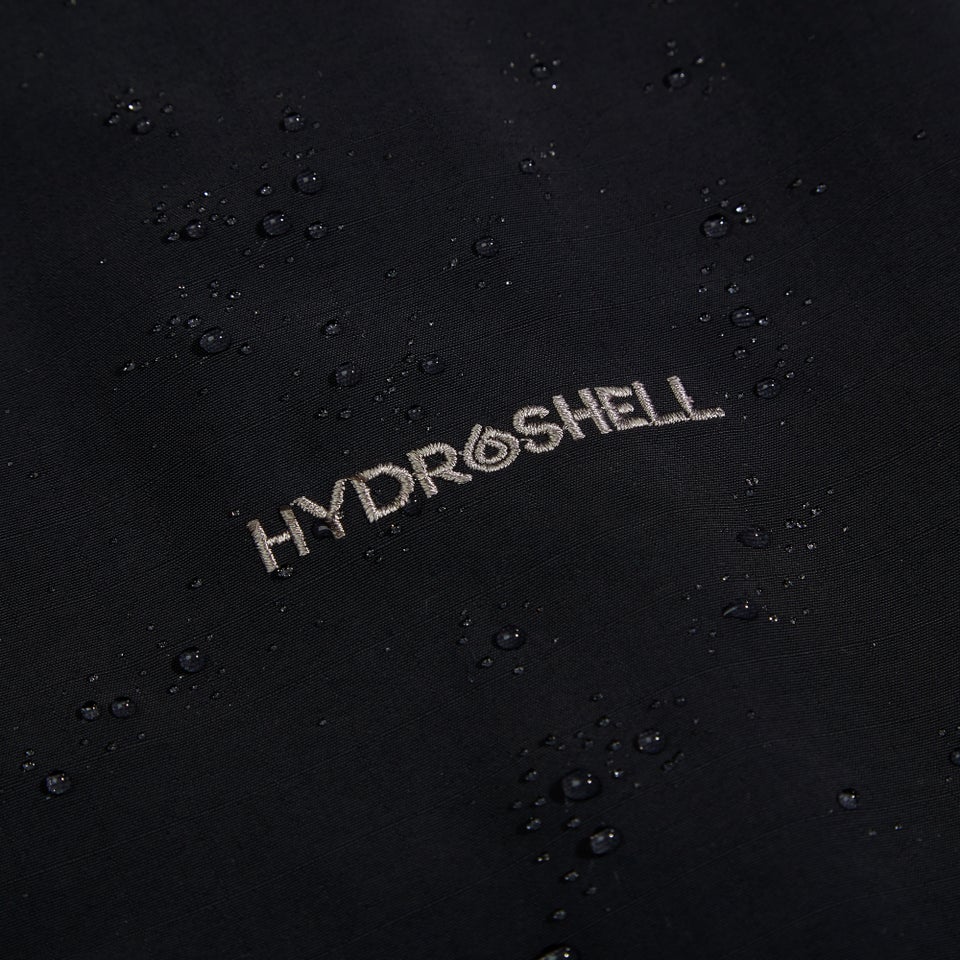 Wasserdichte Woodwalk Herren-Jacke Schwarz