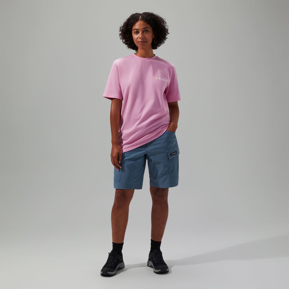 Unisex Climbing Record Short Sleeve T-Shirt - Purple