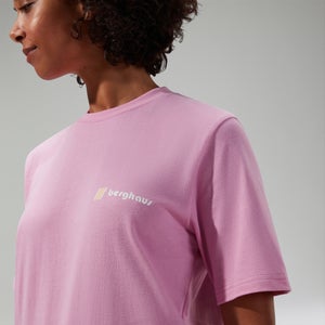 Unisex Climbing Record Short Sleeve T-Shirt - Purple