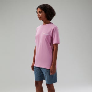 Unisex Climbing Record Short Sleeve T-Shirt - Purple