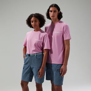 Unisex Climbing Record Short Sleeve T-Shirt - Purple