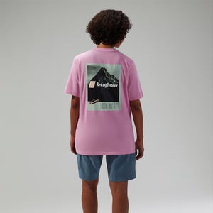 Unisex Climbing Record Short Sleeve T-Shirt - Purple