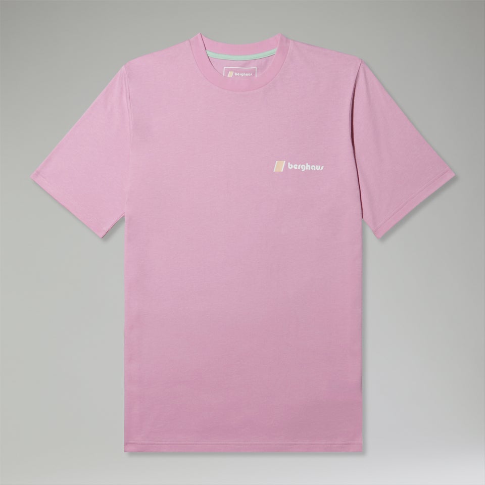 Unisex Climbing Record Short Sleeve T-Shirt - Purple