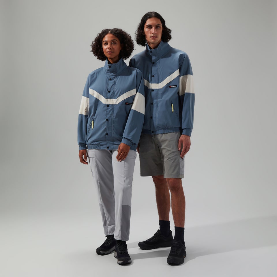 Unisex Vail 87 Windjacke Blau/Grau