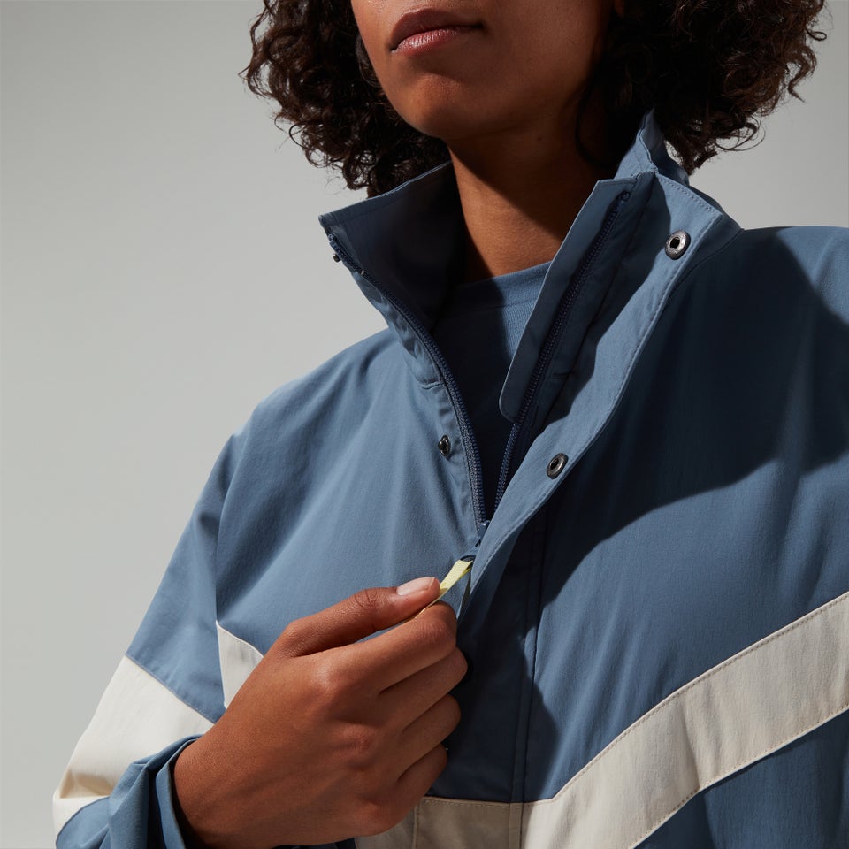 Unisex Vail 87 Windjacke Blau/Grau