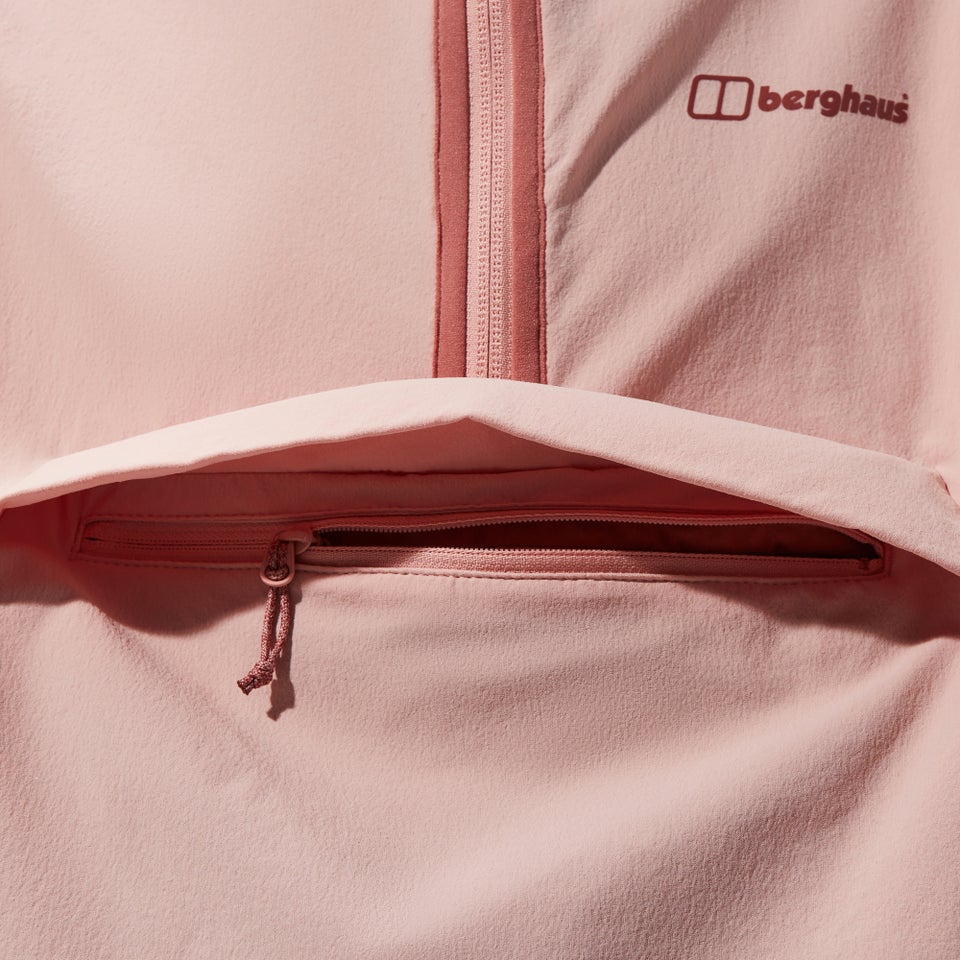 Wandermoor Wind-Damen-Smock Pink