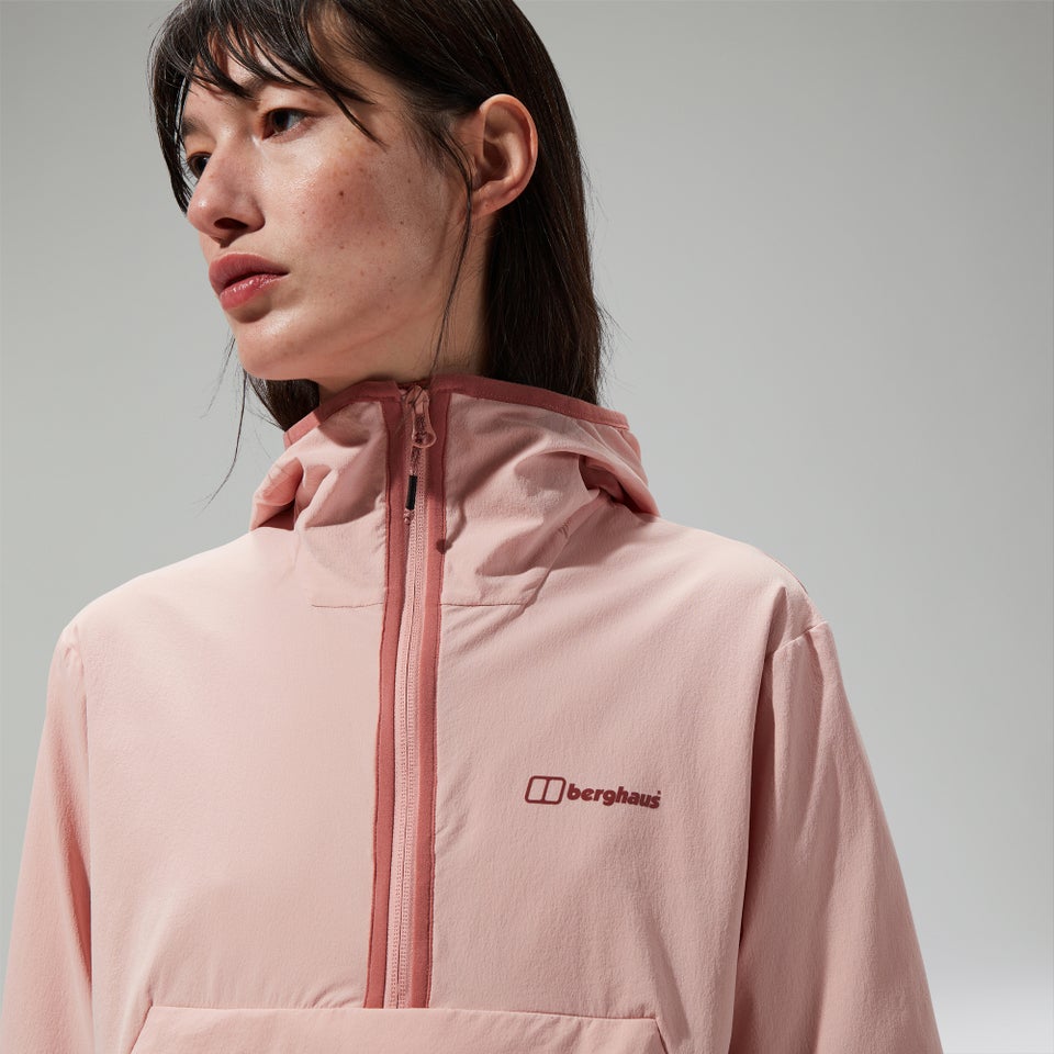 Wandermoor Wind-Damen-Smock Pink