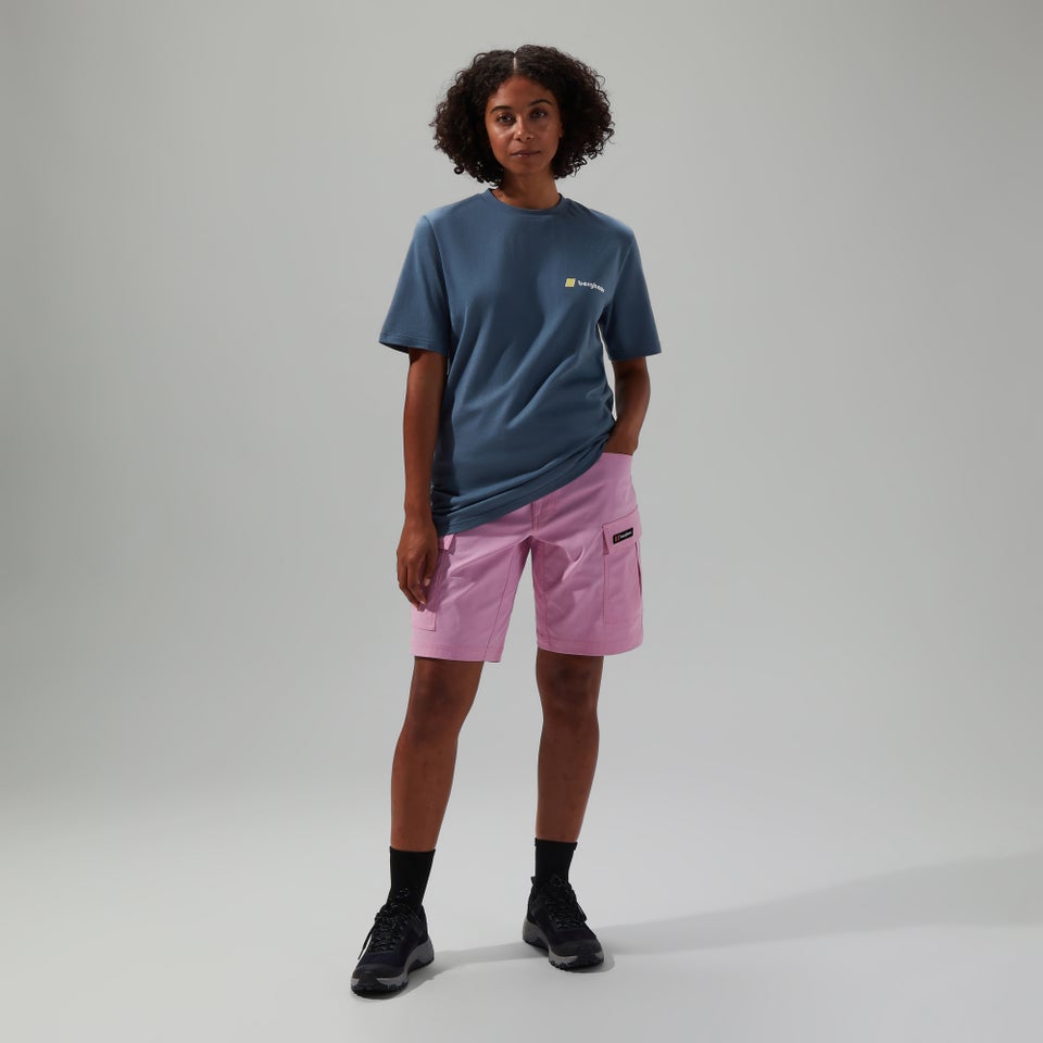 Unisex Climbing Record Short Sleeve T-Shirt - Blue