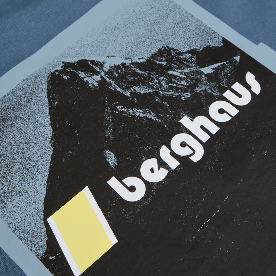 Unisex Climbing Record Short Sleeve T-Shirt - Blue