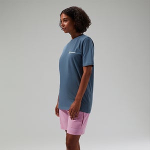Unisex Climbing Record Short Sleeve T-Shirt - Blue