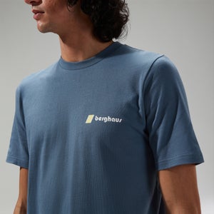 Unisex Climbing Record Short Sleeve T-Shirt - Blue