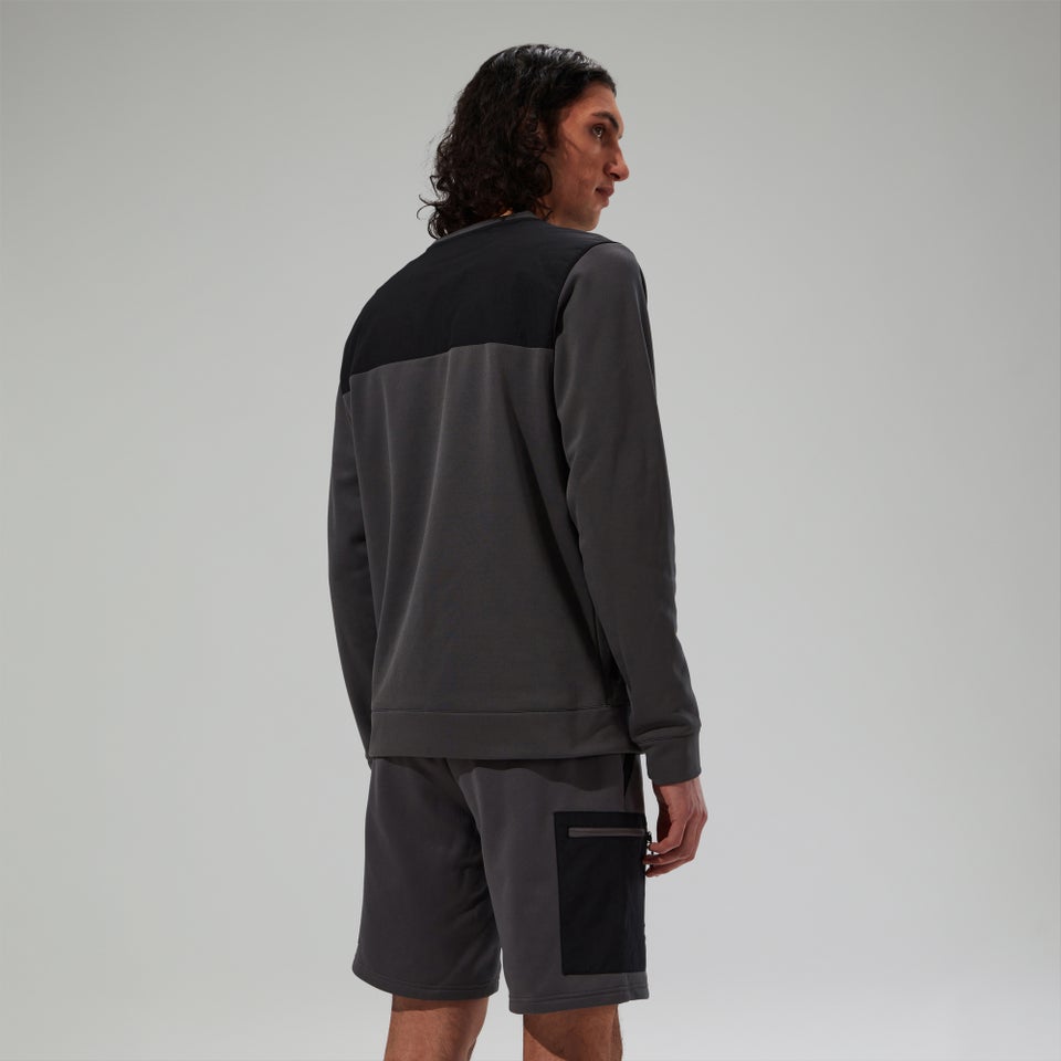 Reacon Herren-Pullover Grau/Schwarz