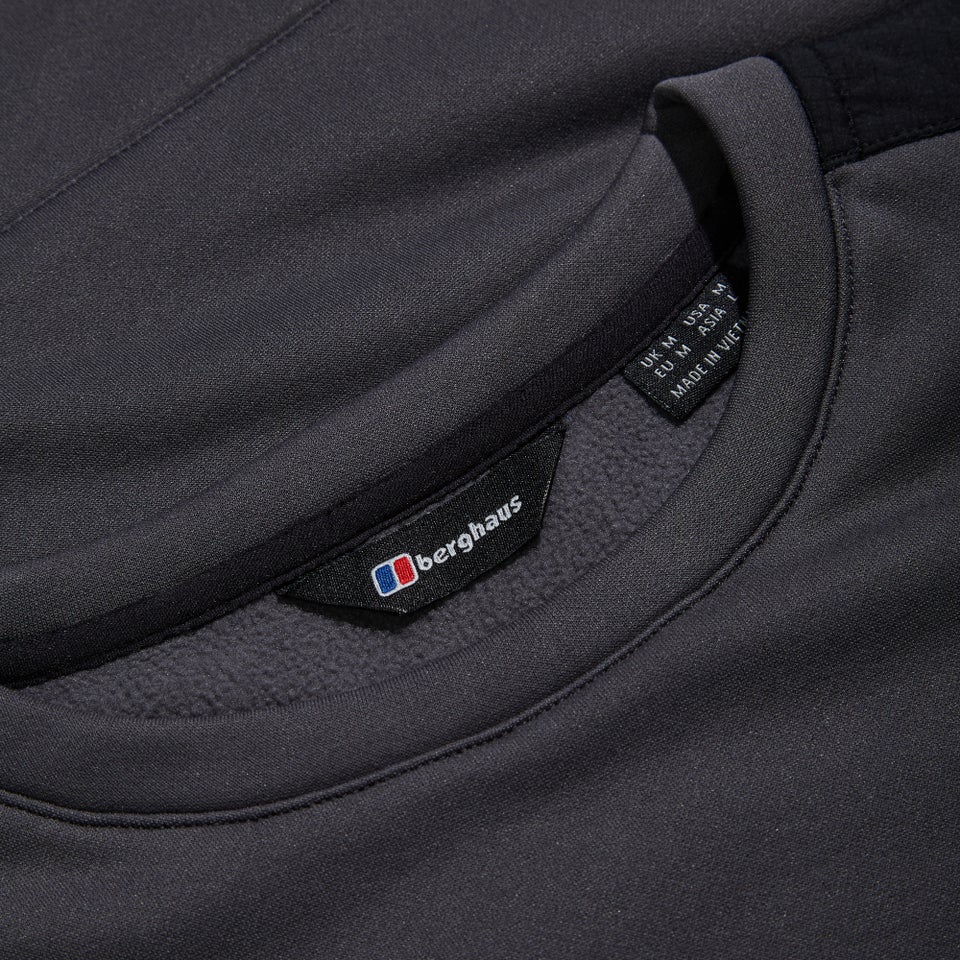 Reacon Herren-Pullover Grau/Schwarz