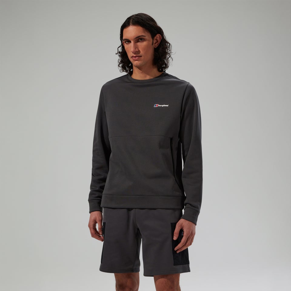 Reacon Herren-Pullover Grau/Schwarz