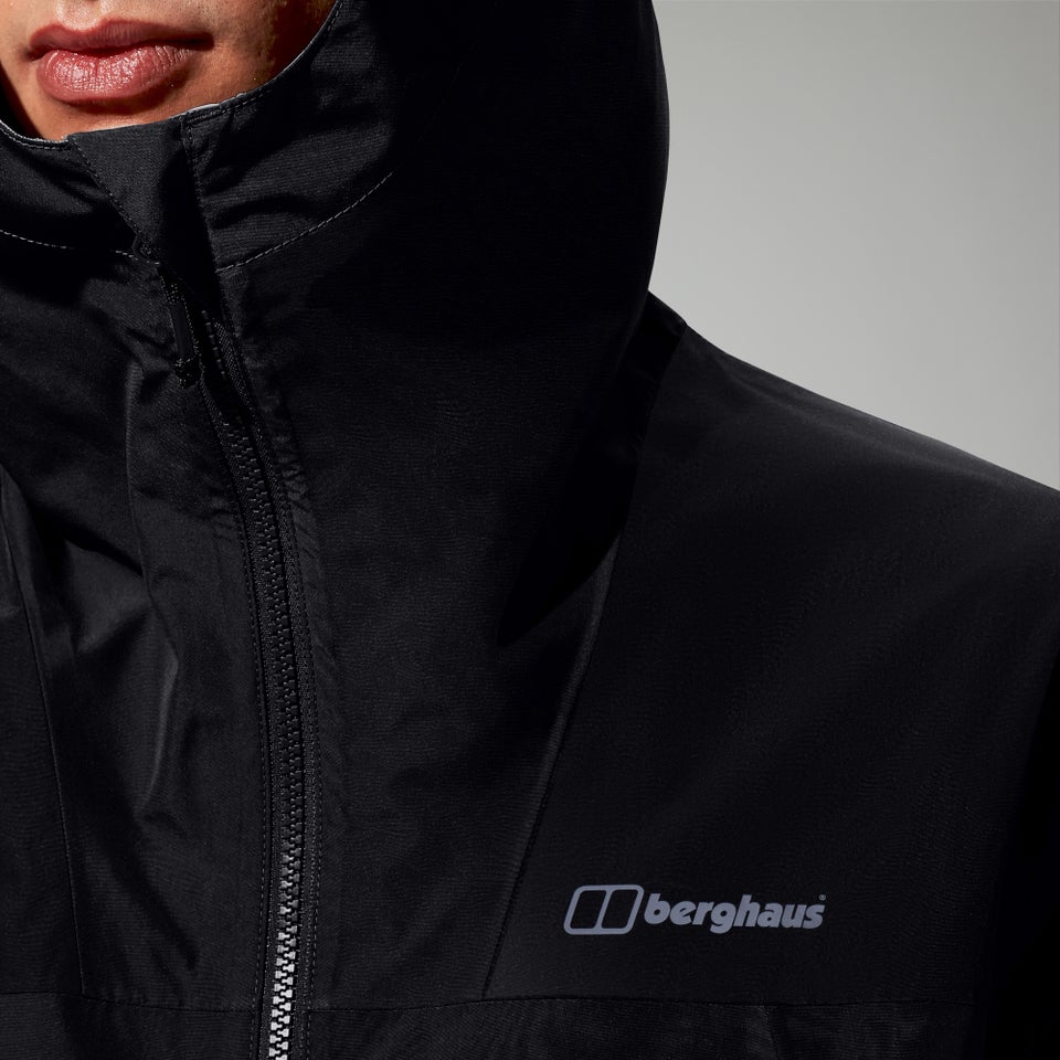 Wasserdichte Deluge Pro 3.0 Herren-Jacke Schwarz