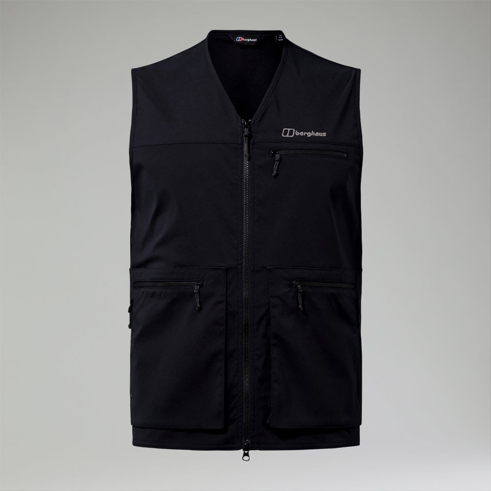 Unisex Utility Pocket Vest Black