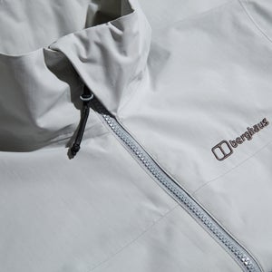 Wasserdichte Woodwalk Herren-Jacke Grau