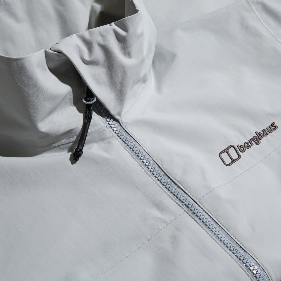 Wasserdichte Woodwalk Herren-Jacke Grau