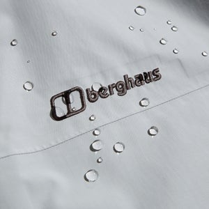 Wasserdichte Woodwalk Herren-Jacke Grau