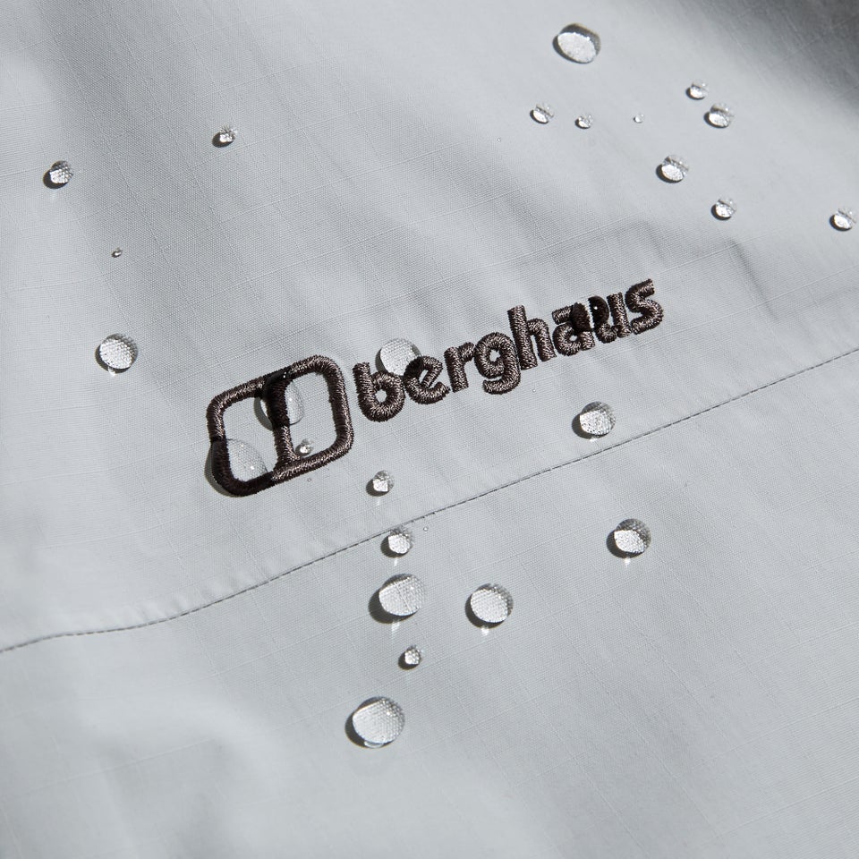 Wasserdichte Woodwalk Herren-Jacke Grau