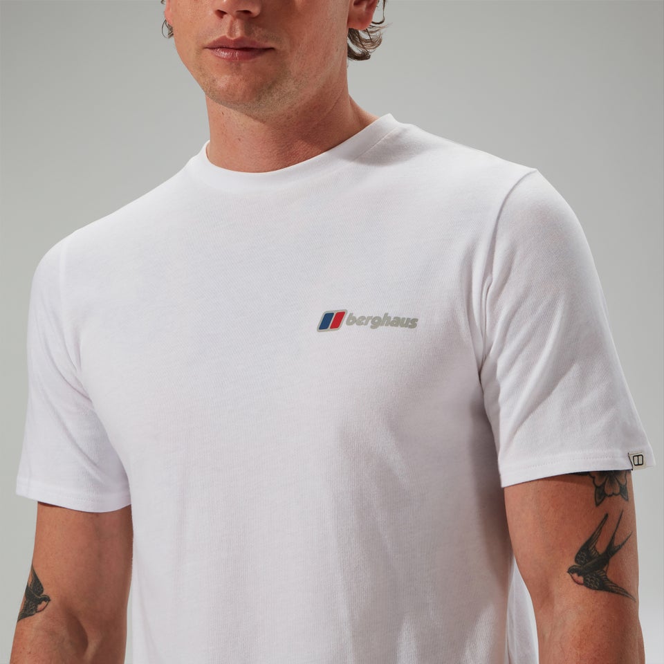 Men's MTN Lineation Short Sleeve T-Shirt - White