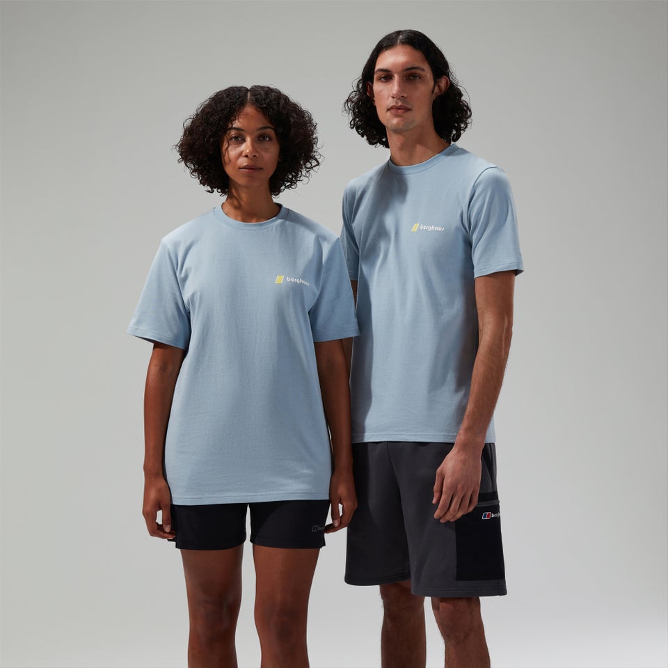 Unisex Natural Grit T-Shirt Blau