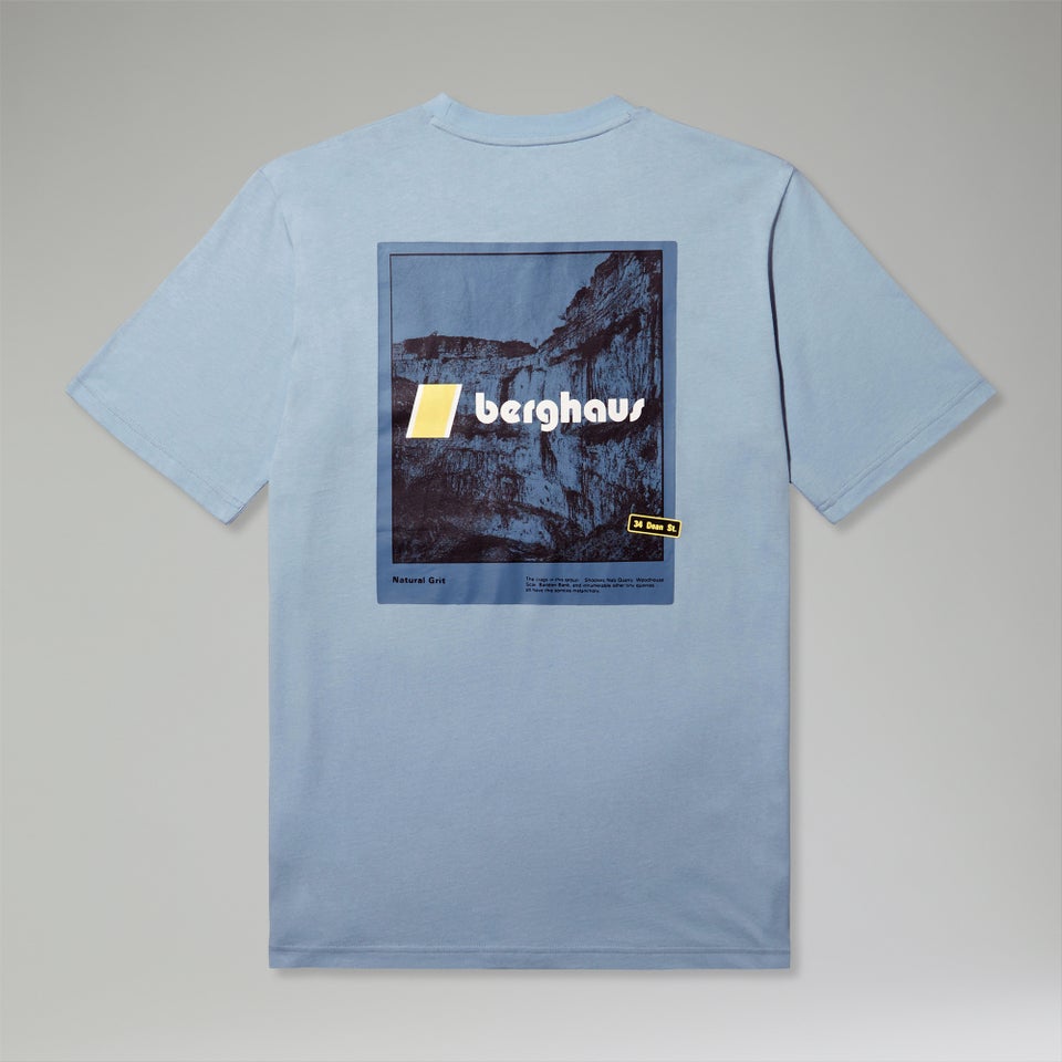 Unisex Natural Grit T-Shirt Blau