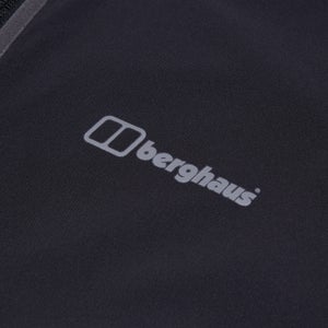 Wandermoor Herren-Wind-Smock Schwarz/Grau