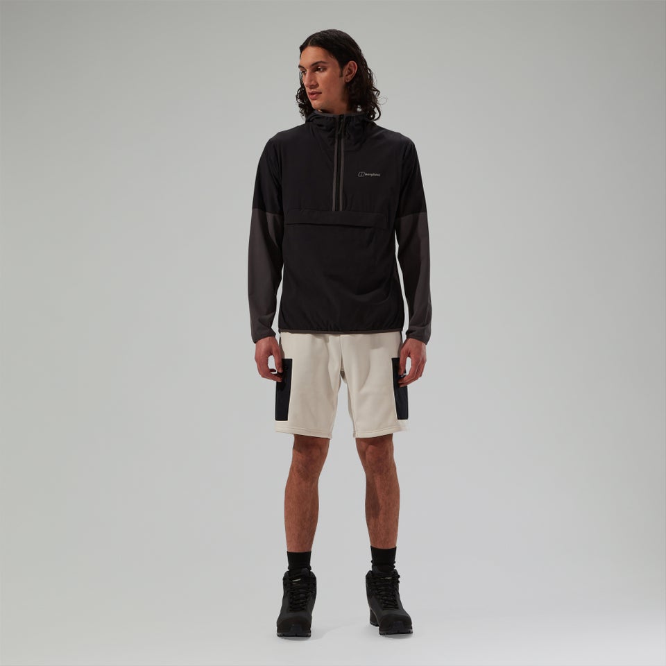 Men's Wandermoor Wind Smock Black/Grey
