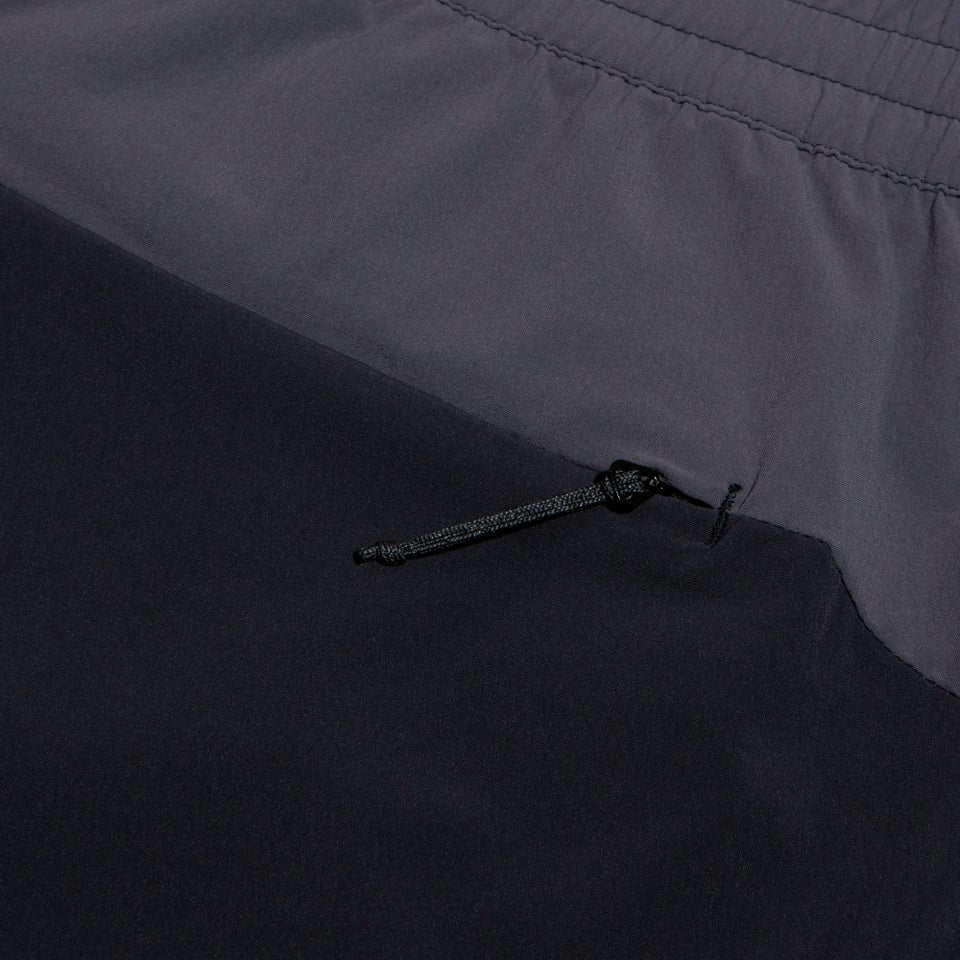 Wandermoor Herren-Windshorts Schwarz/Grau