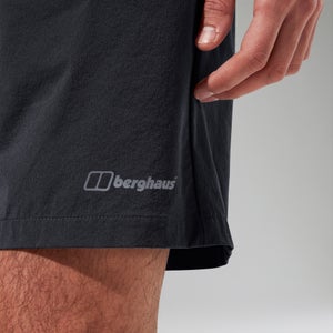 Wandermoor Herren-Windshorts Schwarz/Grau